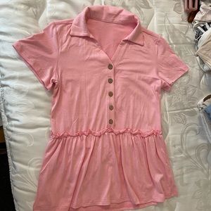 Brand New , pink blouse, size small